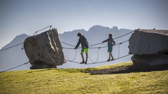 Familie in der Timoks Wilden Welt in Fieberbrunn Familie in der Timoks Wilden Welt in Fieberbrunn