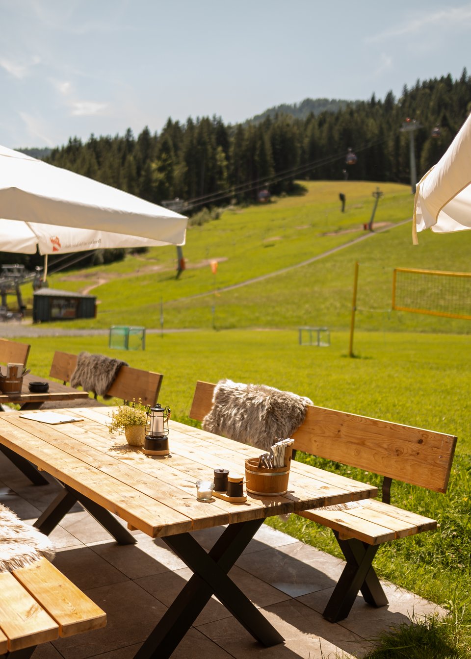 UpsideDown Restaurant Terrace at UpsideDown Fieberbrunn