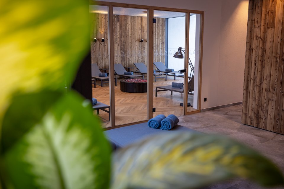 Relaxation room in the wellness area Relaxation room in the wellness area